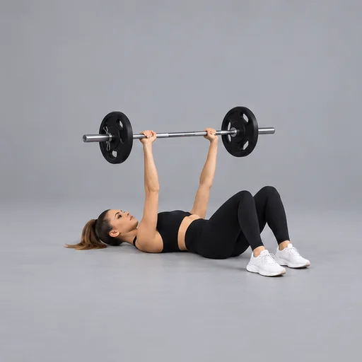 Barbell ile Floor Press · 1. kare